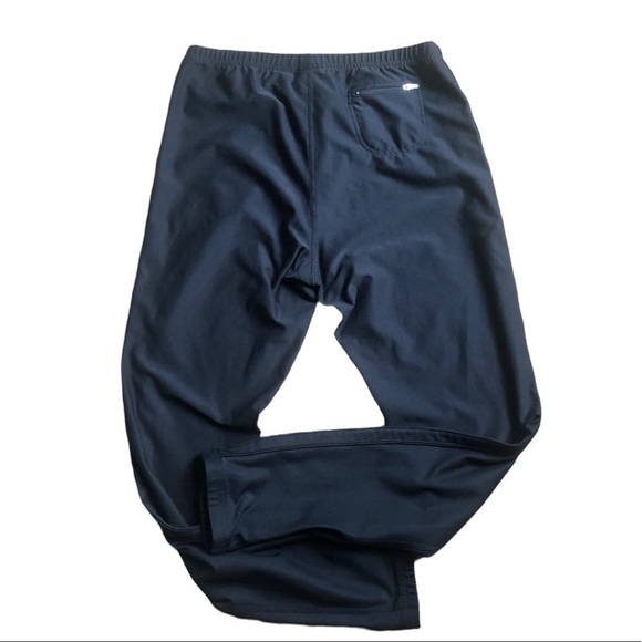 Women's Nike Dri Fit Running Pant Size L (12-14) Black Zip Back Pocket Outdoors - Picture 3 of 8